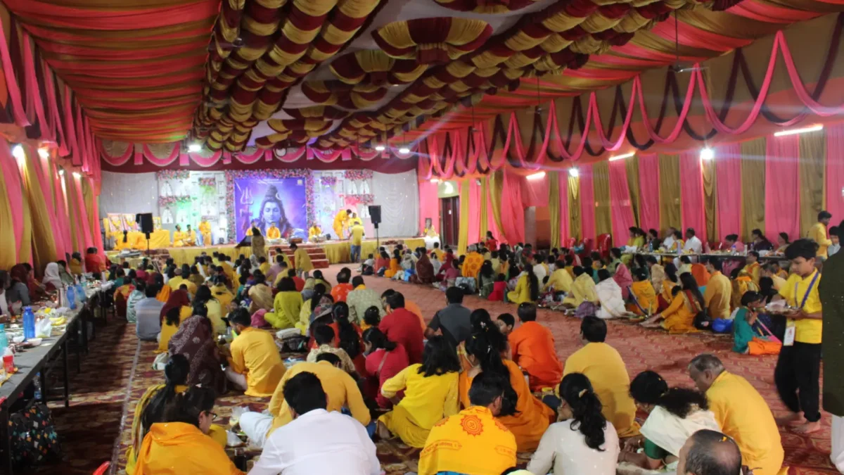 युवाओं द्वारा भव्य “संगीतमय रुद्राभिषेक” का आयोजन - अशिव त्याग संकल्प के माध्यम से कराया गया व्यसन मुक्ति का संकल्प