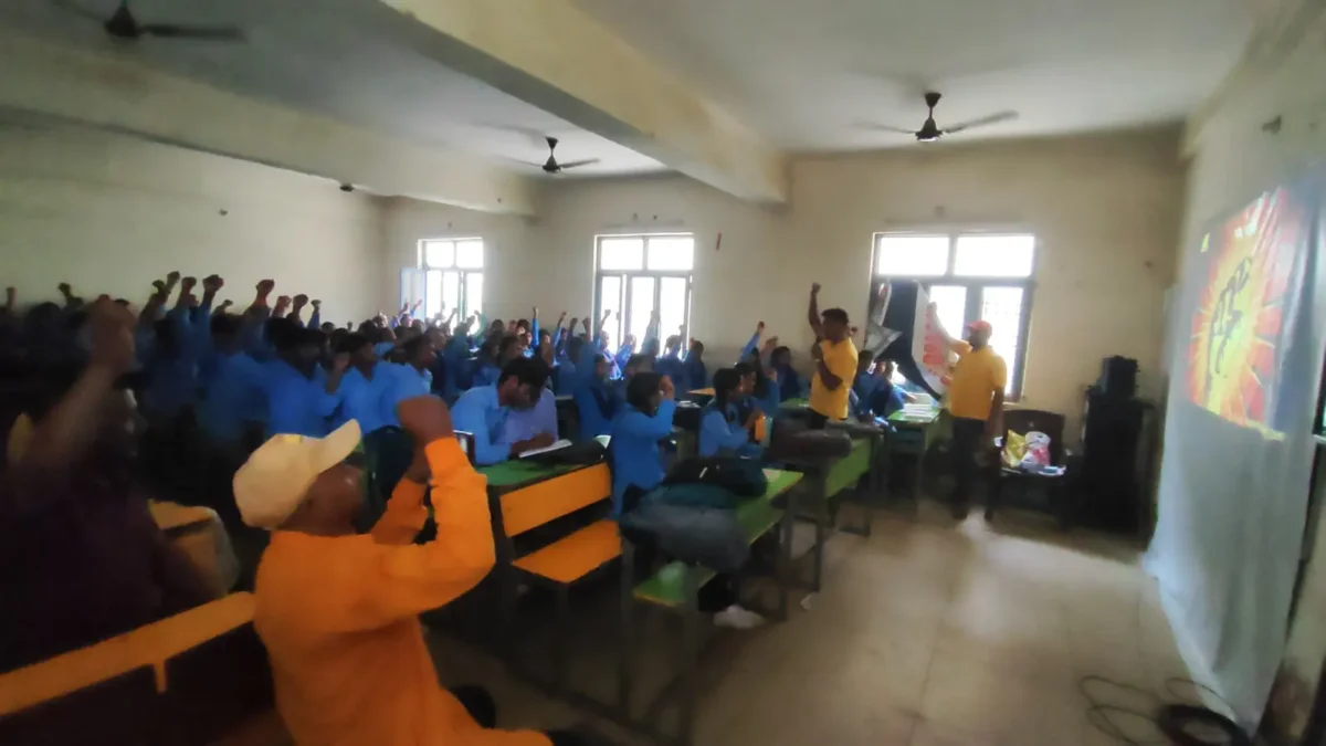 सभी प्रतिभागियों ने व्यसनमुक्त रहने का लिया संकल्प।