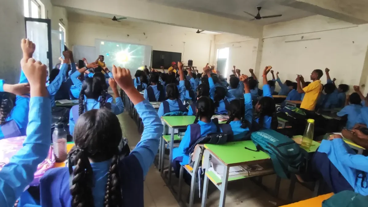 सभी प्रतिभागियों ने व्यसनमुक्त रहने का लिया संकल्प।